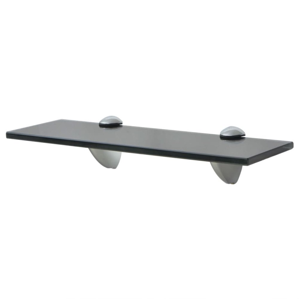 vidaXL Svävande hylla glas 30x10 cm 8 mm