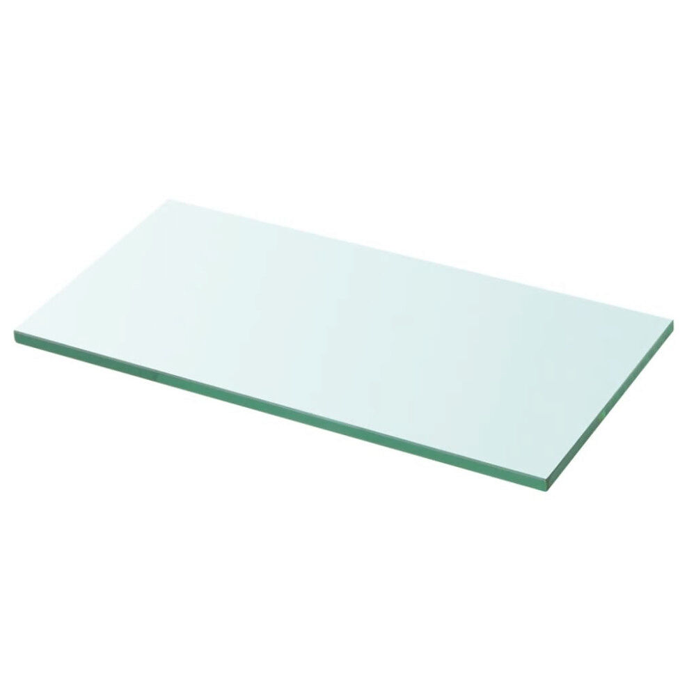 vidaXL Hyllplan glas genomskinlig 30x12 cm