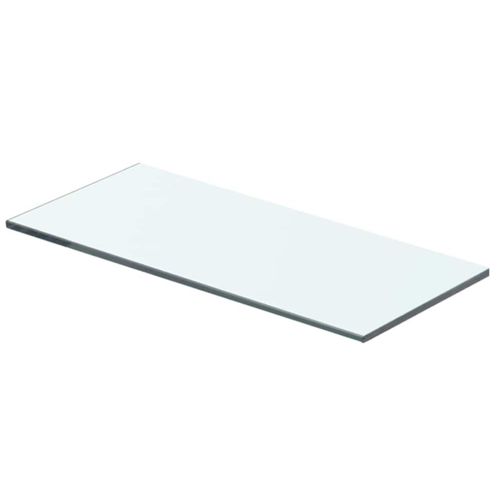 vidaXL Hyllplan glas genomskinlig 40x12 cm