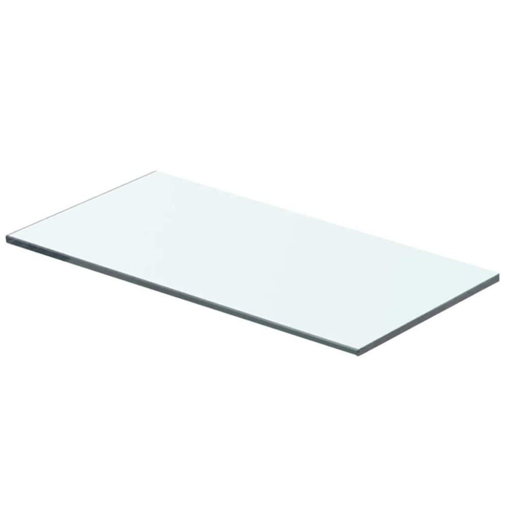 vidaXL Hyllplan glas genomskinlig 40x15 cm