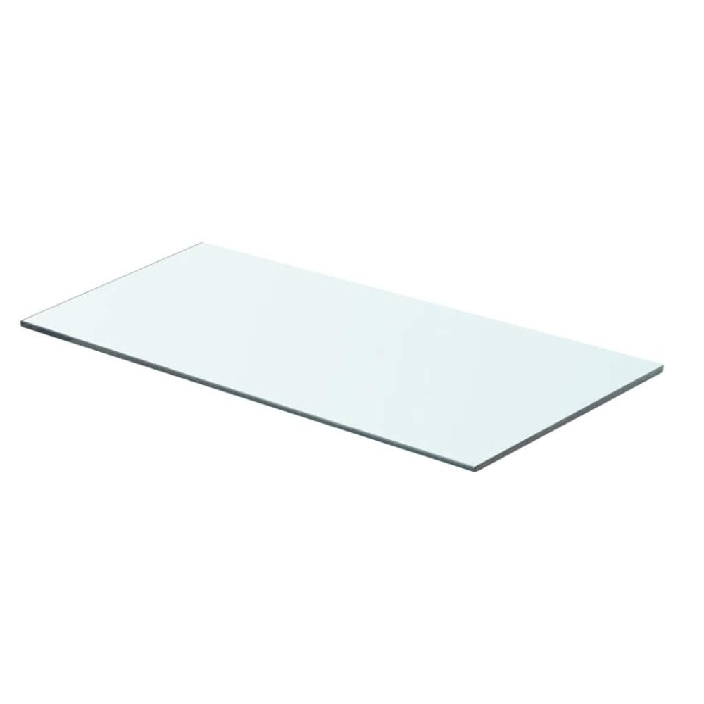 vidaXL Hyllplan glas genomskinlig 60x25 cm