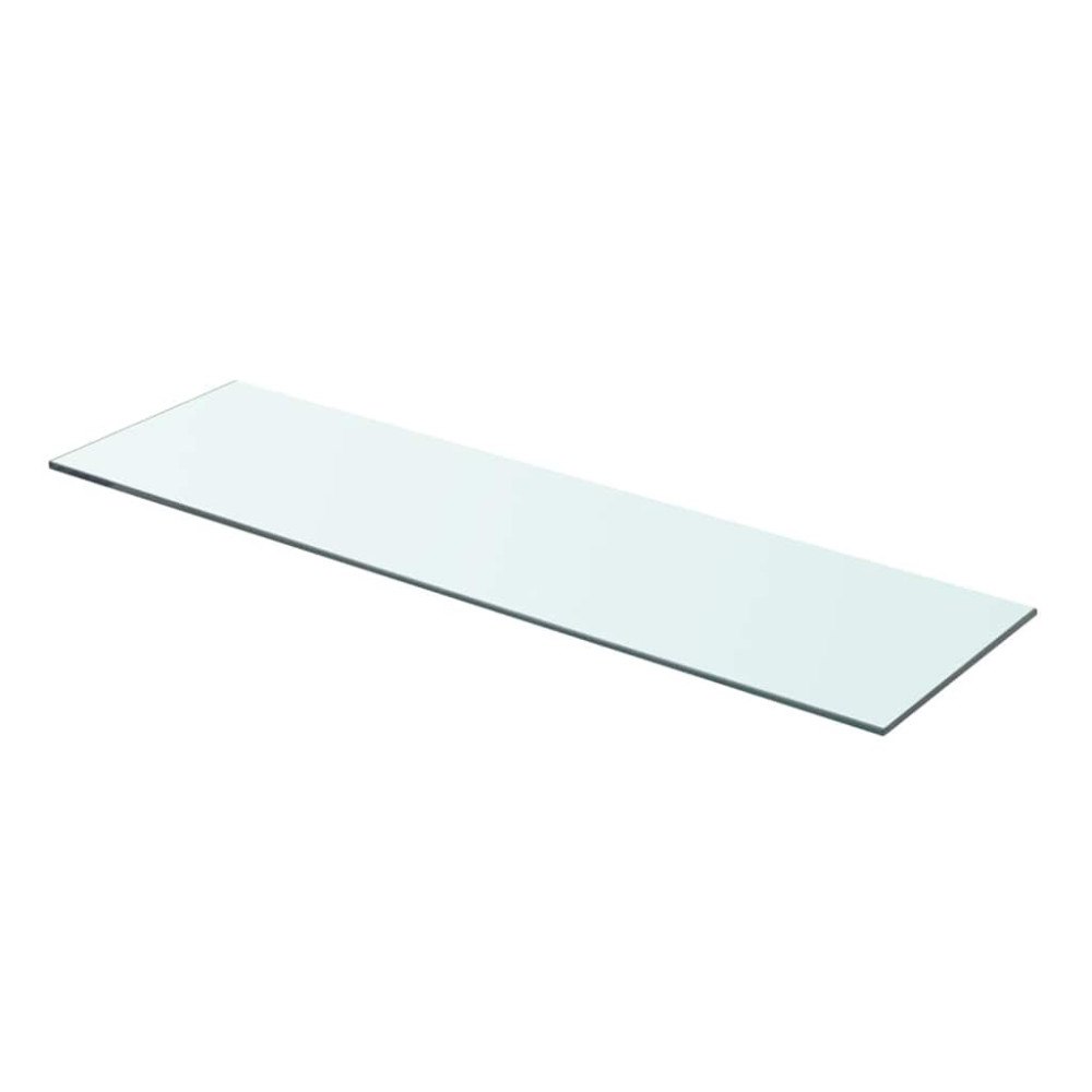 vidaXL Hyllplan glas genomskinlig 70x20 cm