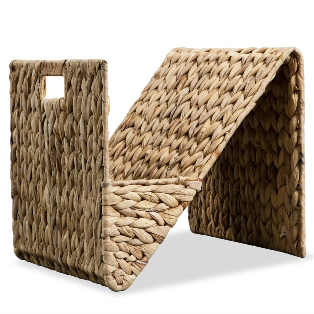 vidaXL Tidningshållare vattenhyacint 31x31x31 cm