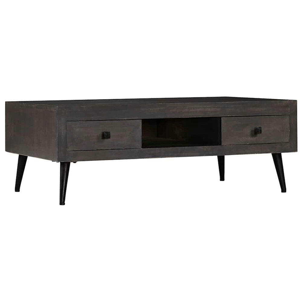vidaXL Soffbord massivt mangoträ 100x60x35 cm