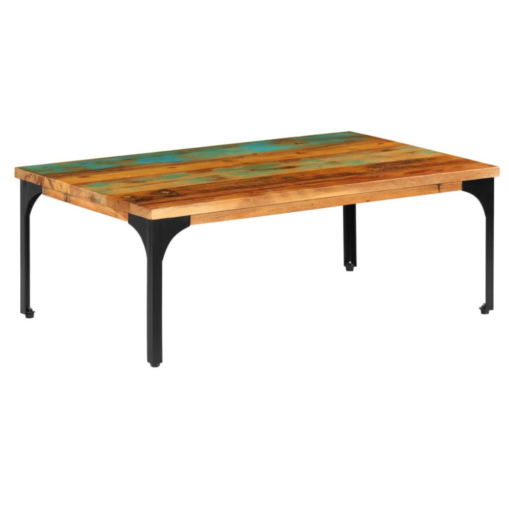 vidaXL Soffbord 100x60x35 cm massivt återvunnet trä