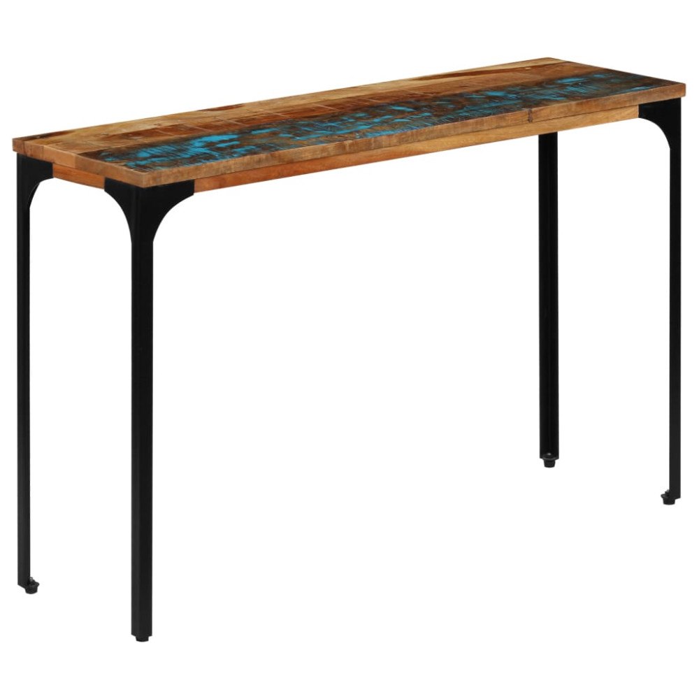 vidaXL Konsolbord 120x35x76 cm massivt återvunnet trä