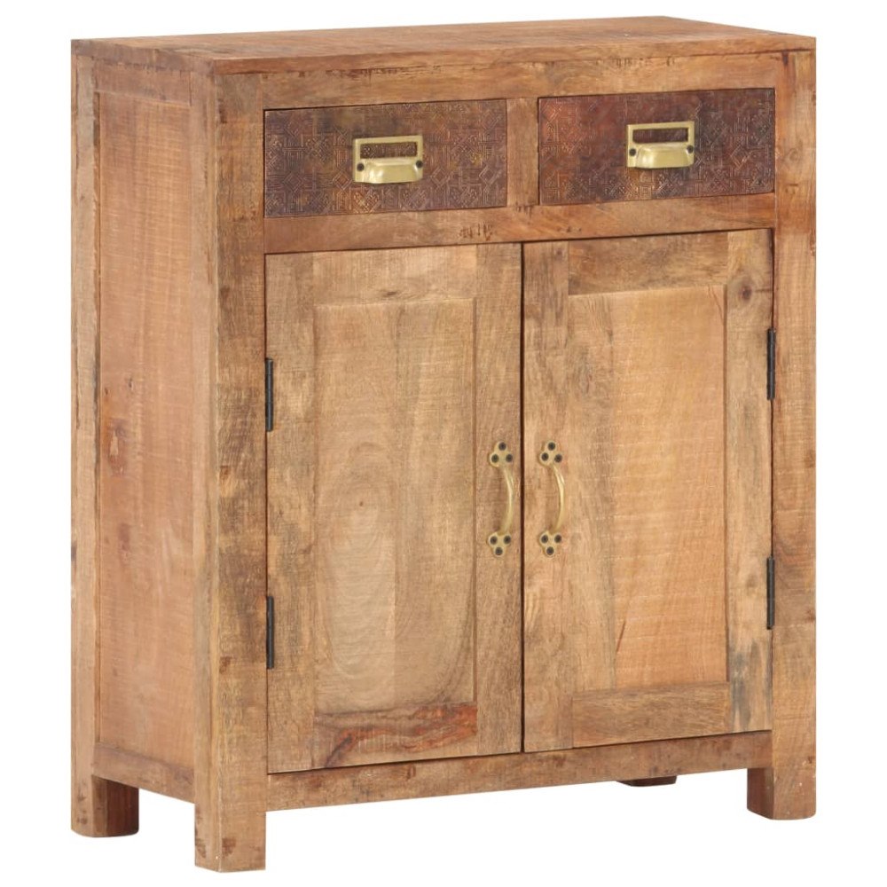vidaXL Skänk 65x30x75 cm massivt grovt mangoträ