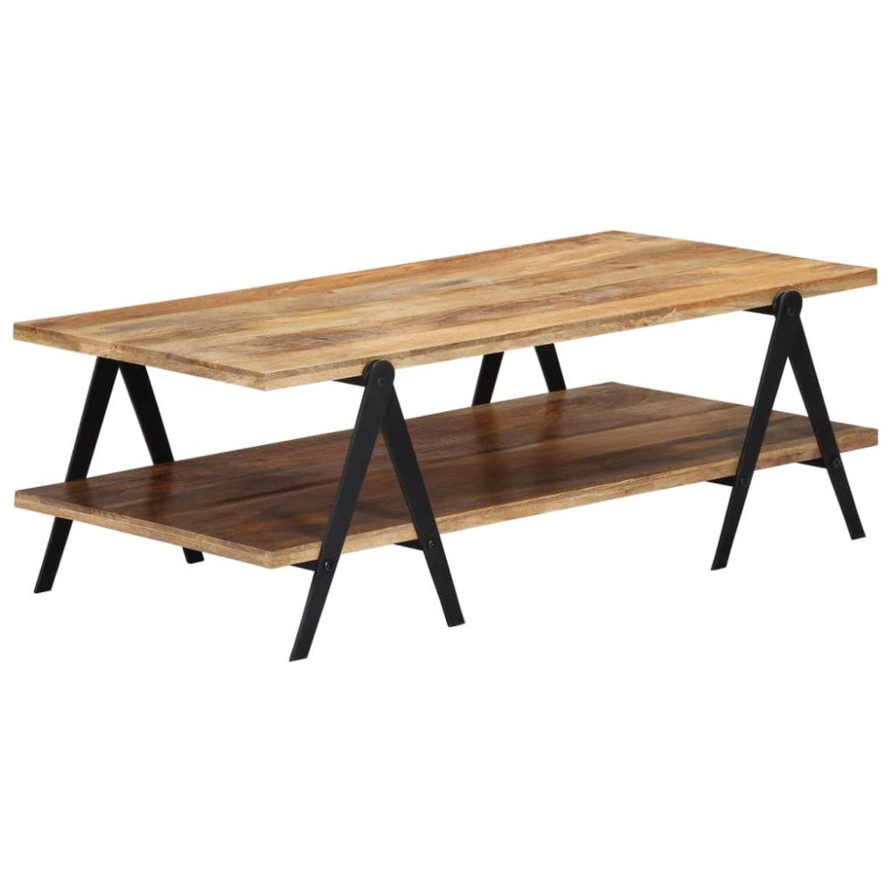 vidaXL Soffbord 115x60x40 cm massivt mangoträ
