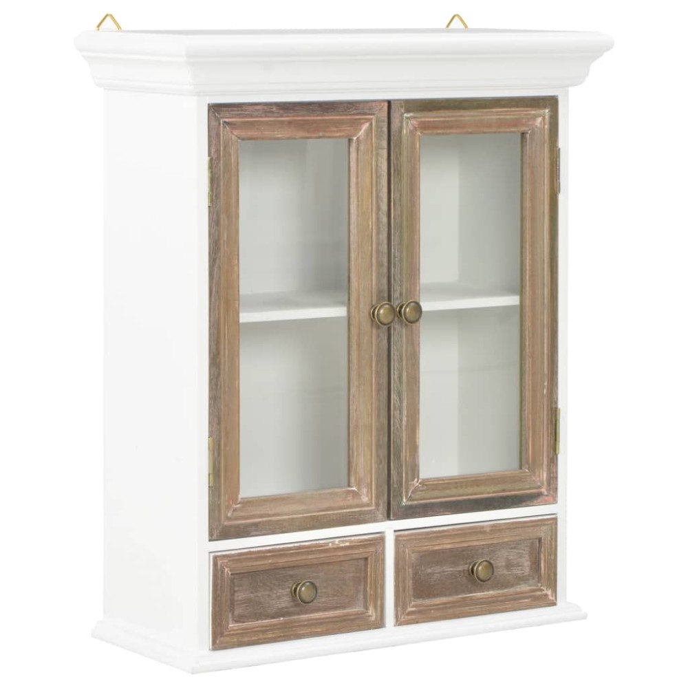vidaXL Väggskåp vit 49x22x59 cm konstruerat trä