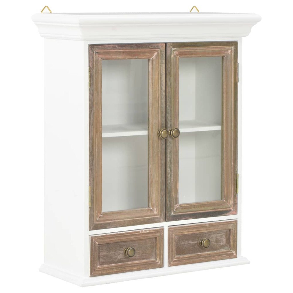 vidaXL Väggskåp vit 49x22x59 cm konstruerat trä