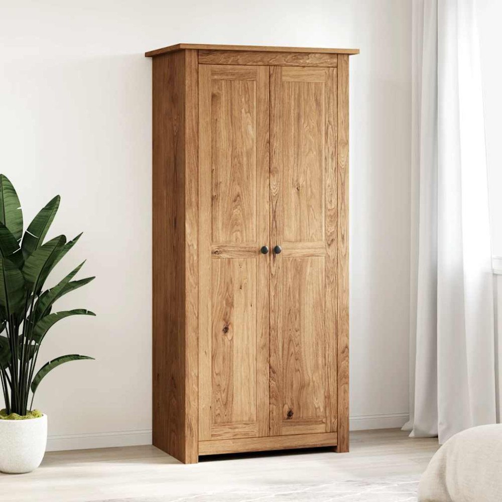 vidaXL Garderob 80x50x171,5 cm massiv furu panama