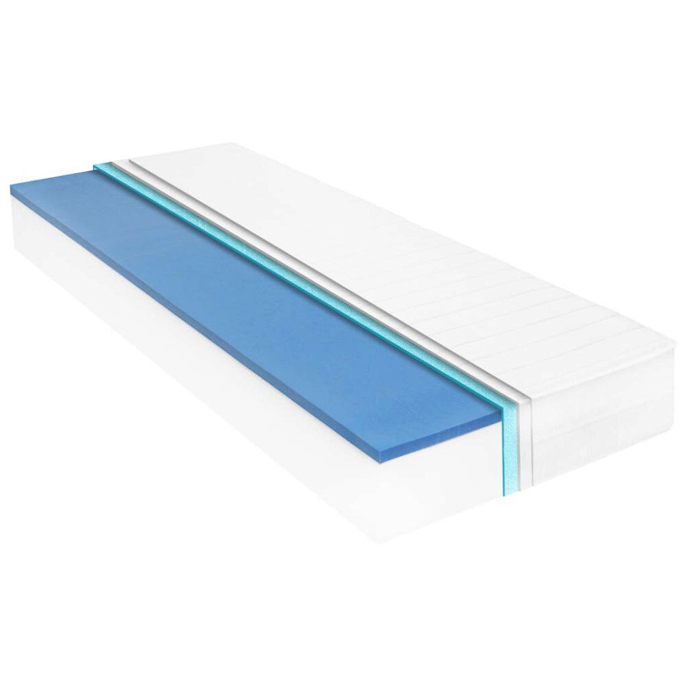 vidaXL Madrass 90x200 cm viskoelastiskt minnesskum 18 cm