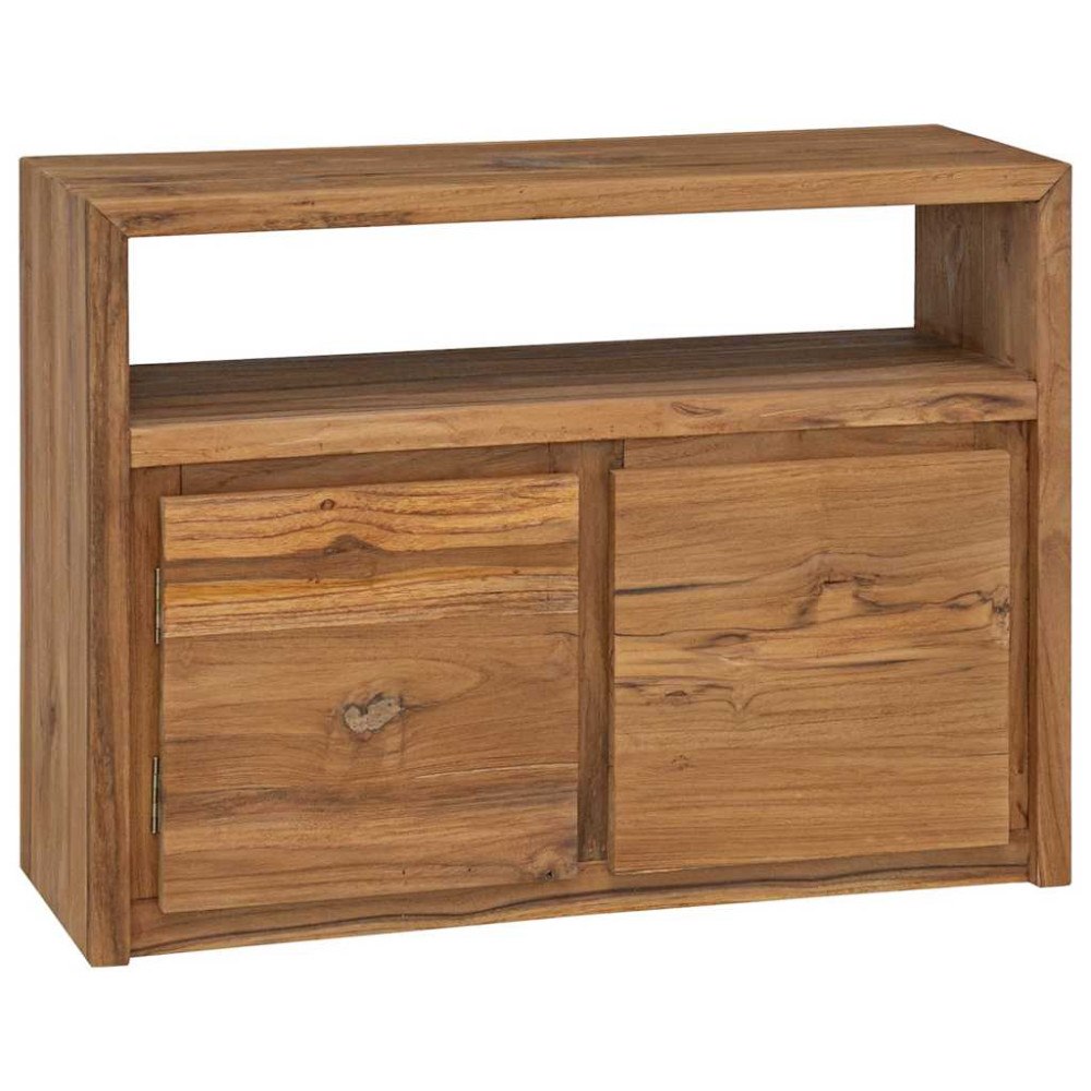 vidaXL Skänk 80x30x60 cm massiv teak