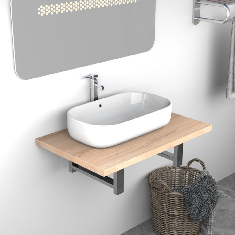 vidaXL Badrumsmöbler ek 60x40x16,3 cm
