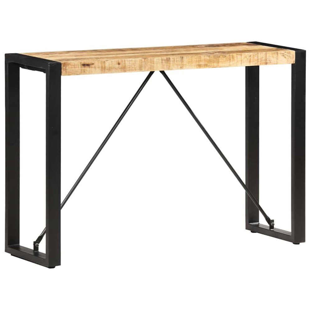 vidaXL Avlastningsbord 110x35x76 cm massivt mangoträ