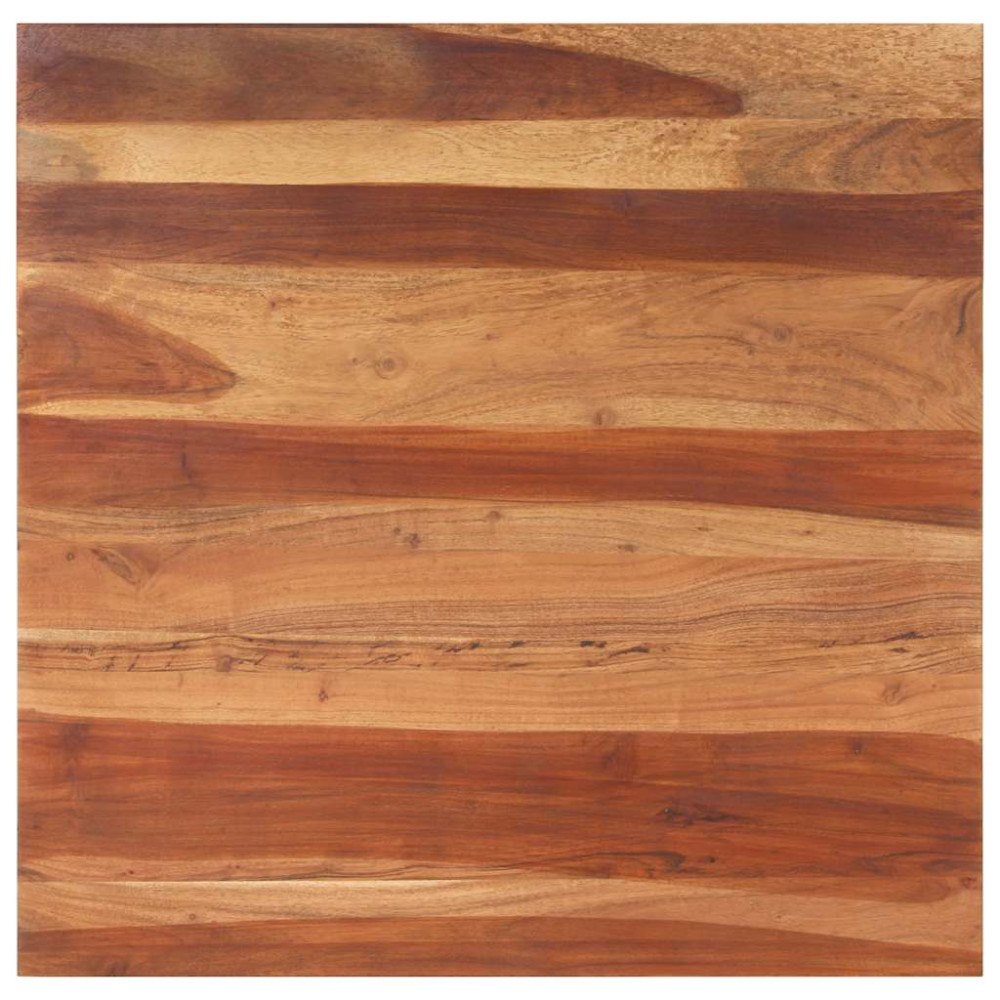 vidaXL Bordsskiva massivt akaciaträ 15-16 mm 80x80 cm