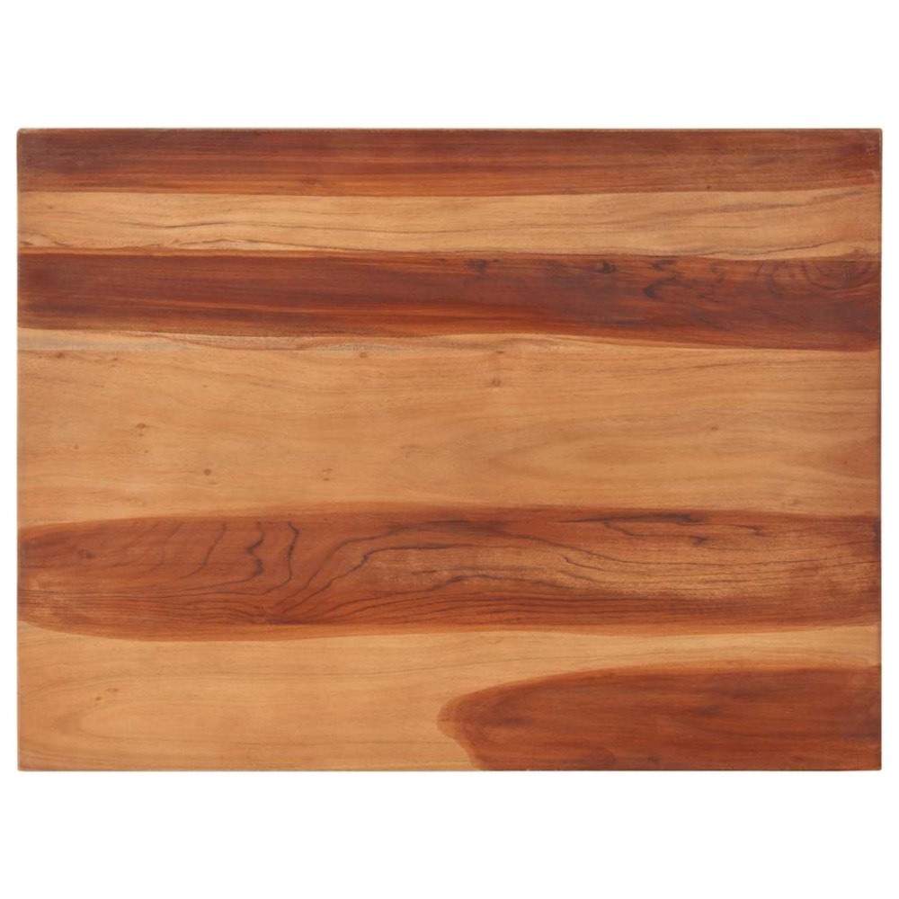 vidaXL Bordsskiva massivt akaciaträ 25-27 mm 60x80 cm