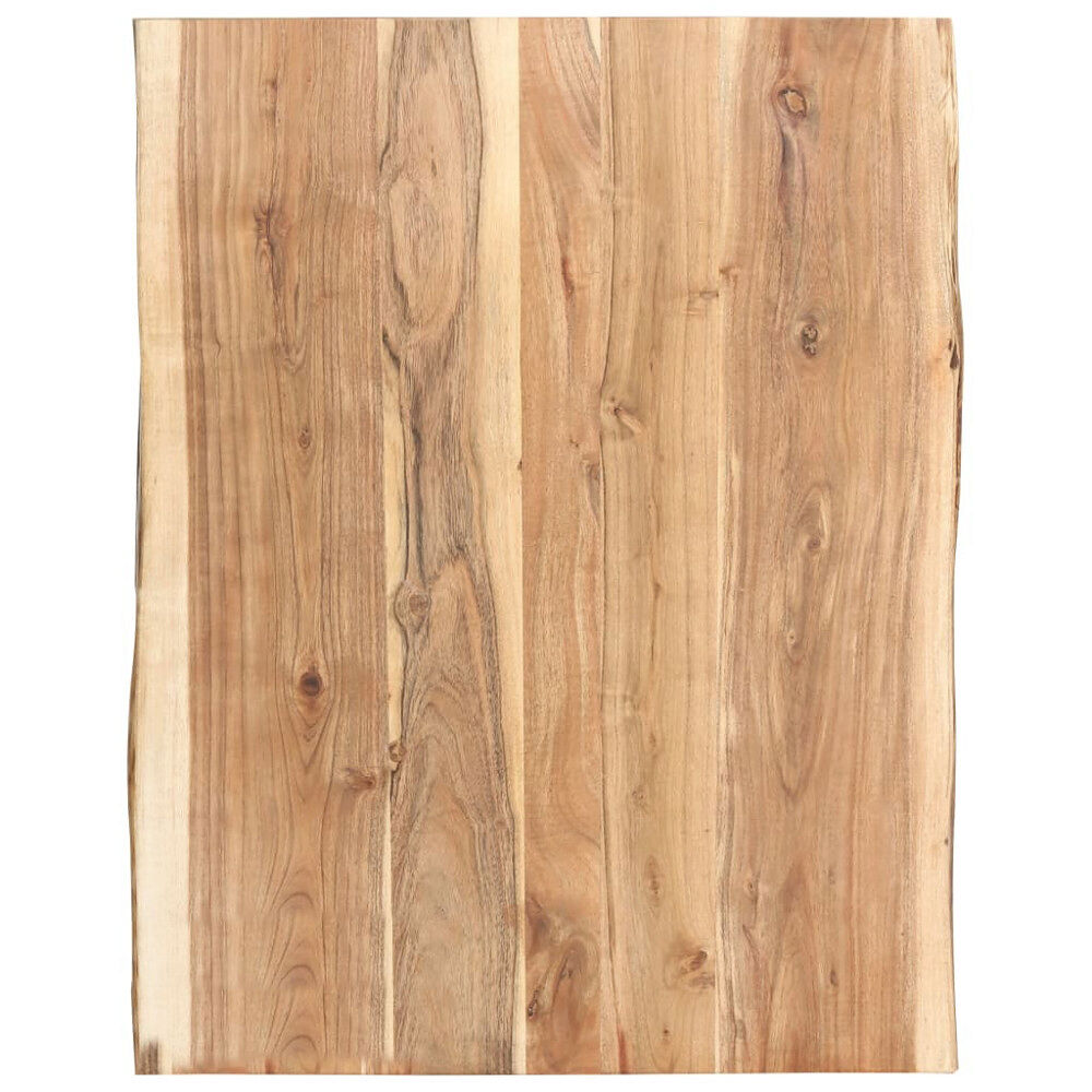 vidaXL Bordsskiva massivt akaciaträ 80x(50-60)x3,8 cm