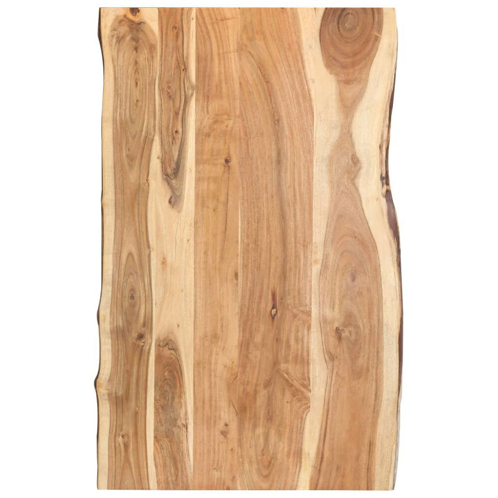vidaXL Bordsskiva massivt akaciaträ 100x(50-60)x3,8 cm