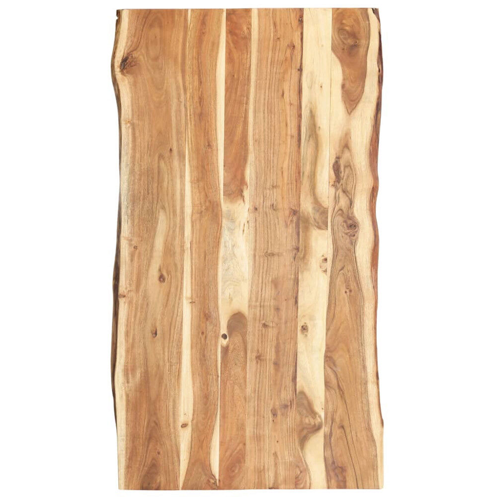 vidaXL Bordsskiva massivt akaciaträ 118x(50-60)x3,8 cm