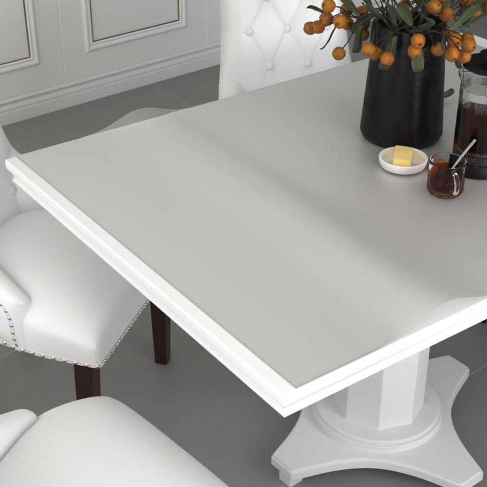 vidaXL Bordsskydd matt 200x100 cm 1,6 mm PVC