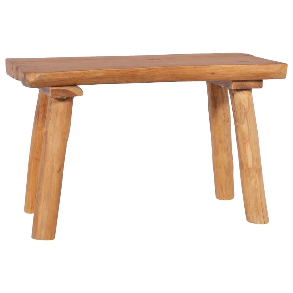 vidaXL Trädgårdsbänk 80 cm massiv teak