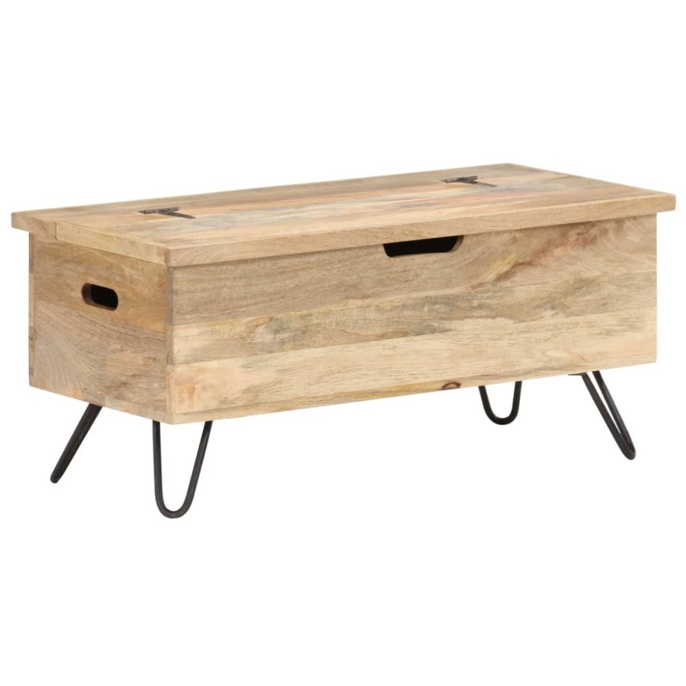 vidaXL Kista 90x40x45 cm massivt mangoträ