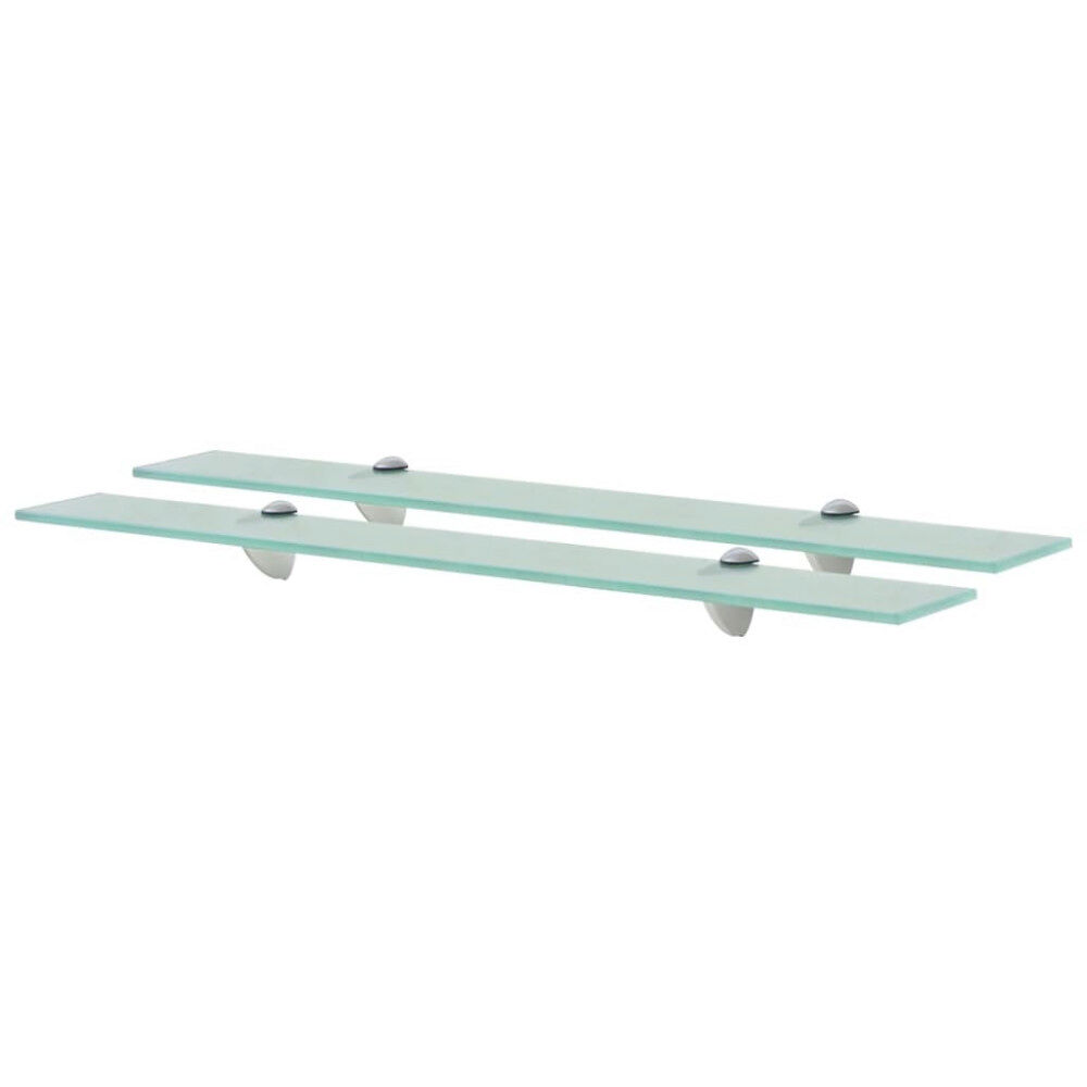 vidaXL Svävande hyllor 2 st glas 70x10 cm 8 mm