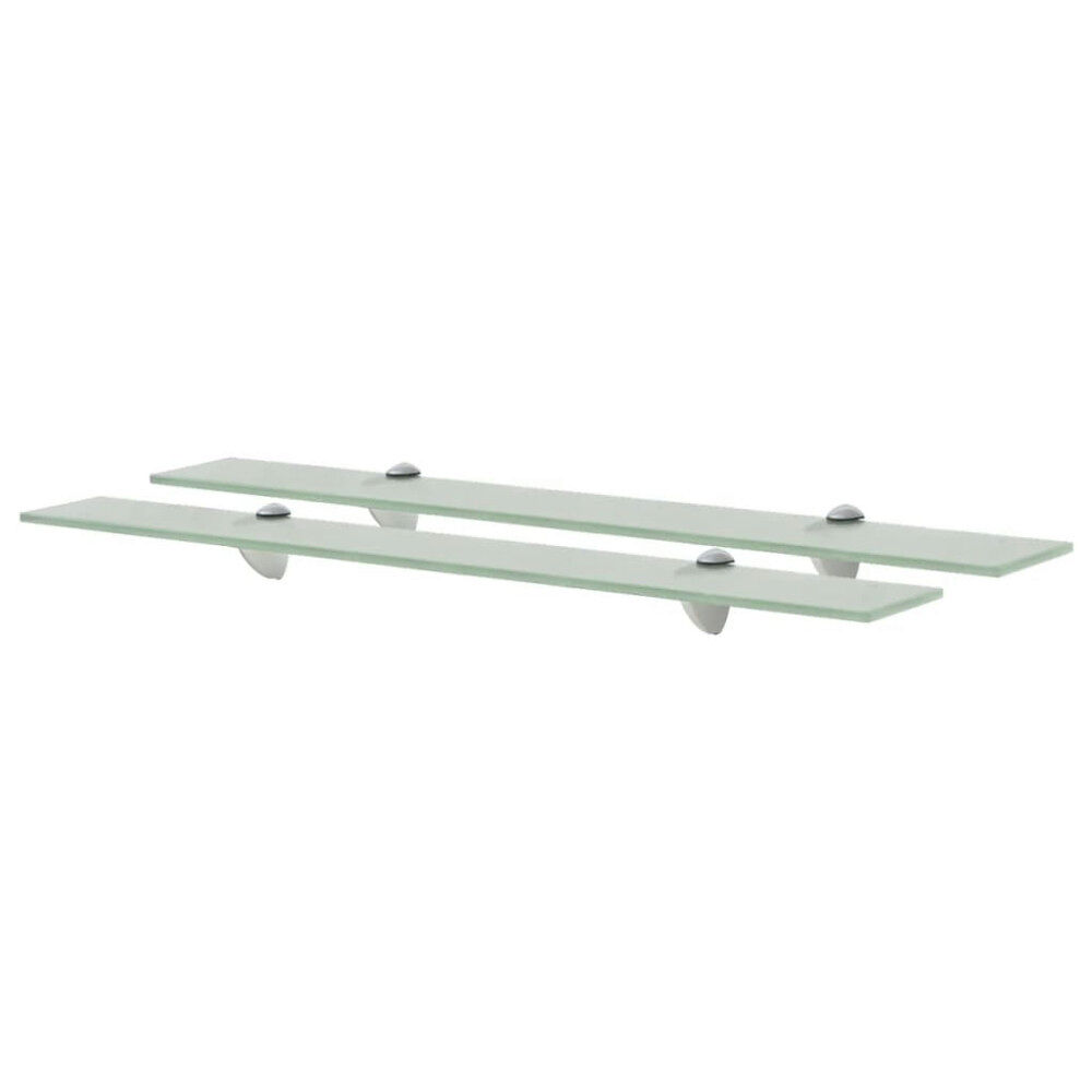 vidaXL Svävande hyllor 2 st glas 70x20 cm 8 mm