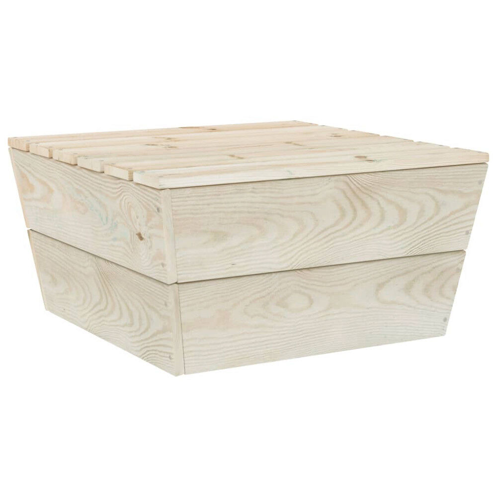 vidaXL Trädgårdsbord 60x60x30 cm impregnerat granträ