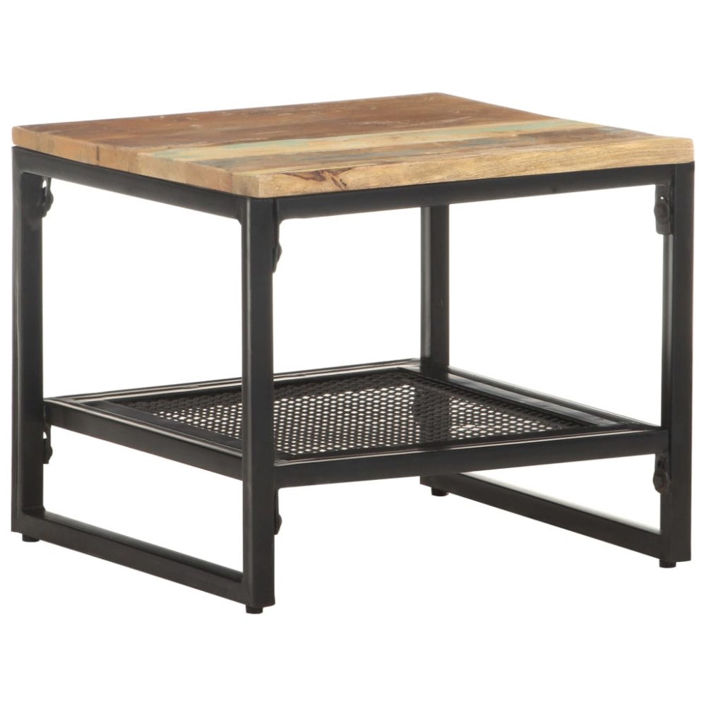 vidaXL Sidobord 40x40x35 cm massivt återvunnet trä