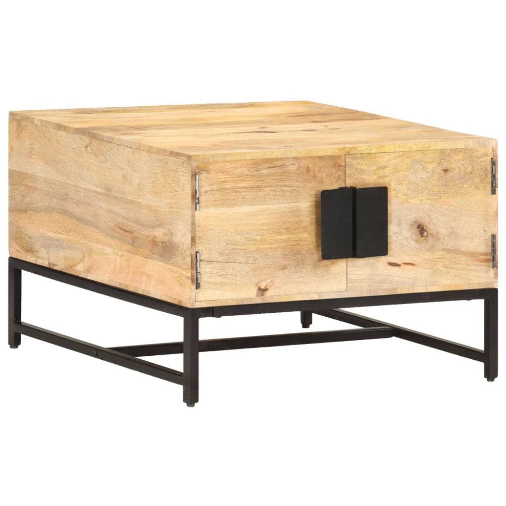 vidaXL Soffbord 67x67x45 cm massivt mangoträ