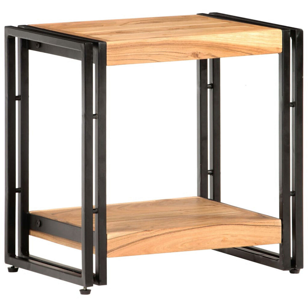 vidaXL Sidobord 40x30x40 cm massivt akaciaträ