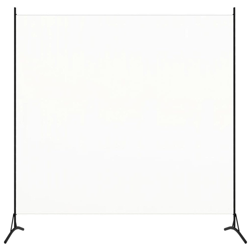vidaXL Rumsavdelare vit 175x180 cm tyg