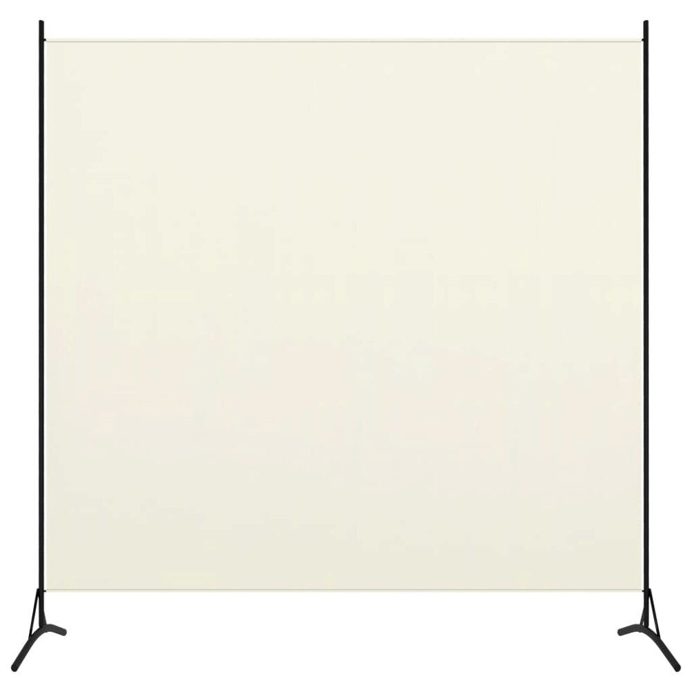 vidaXL Rumsavdelare vit 175x180 cm tyg
