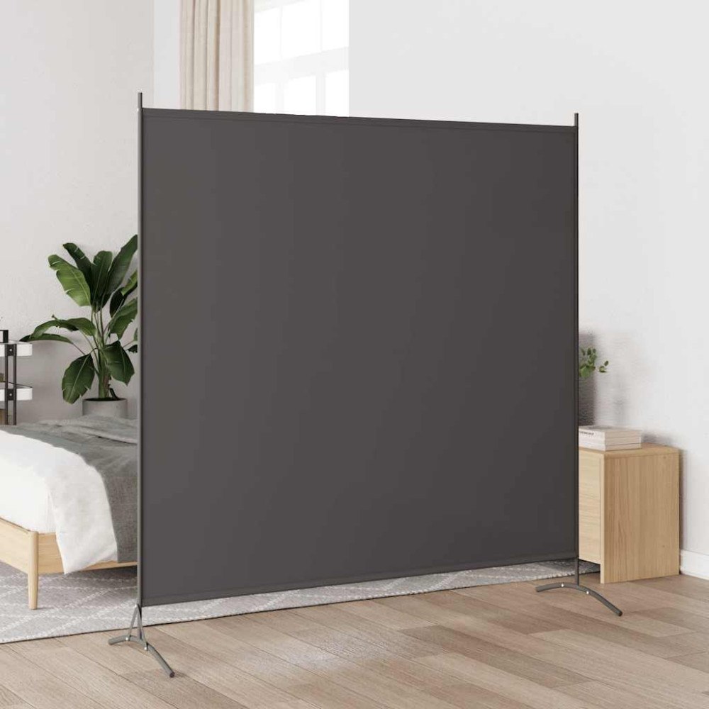 vidaXL Rumsavdelare antracit 175x180 cm tyg