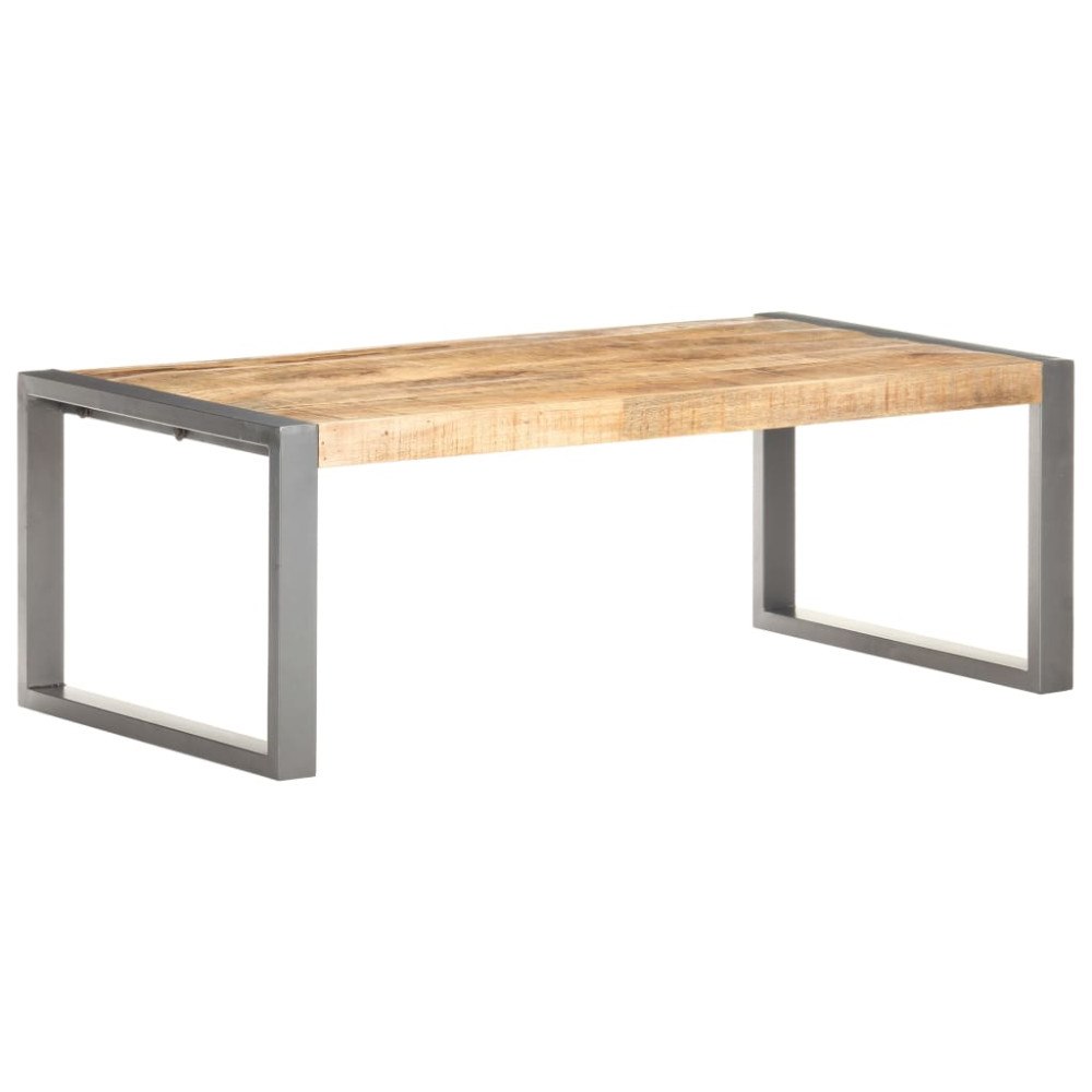 vidaXL Soffbord 110x60x40 cm grovt mangoträ
