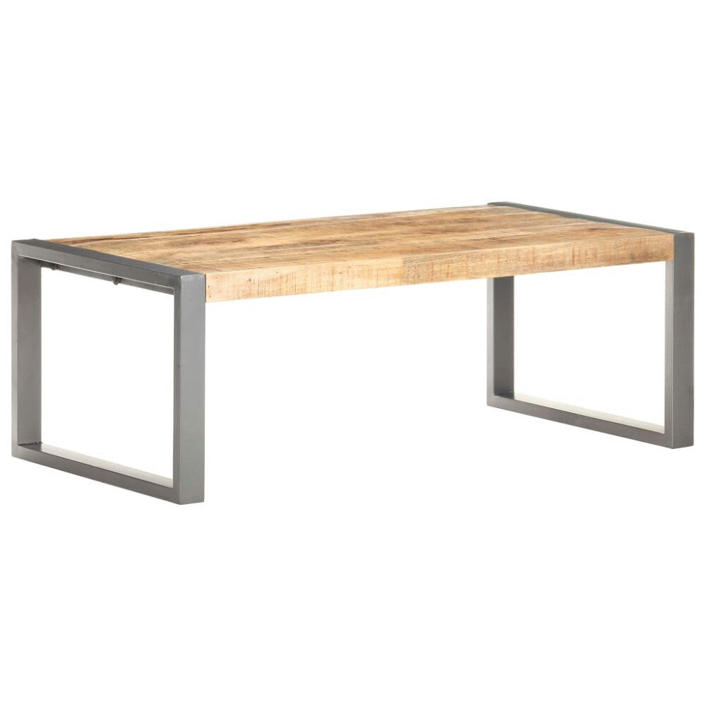vidaXL Soffbord 110x60x40 cm grovt mangoträ