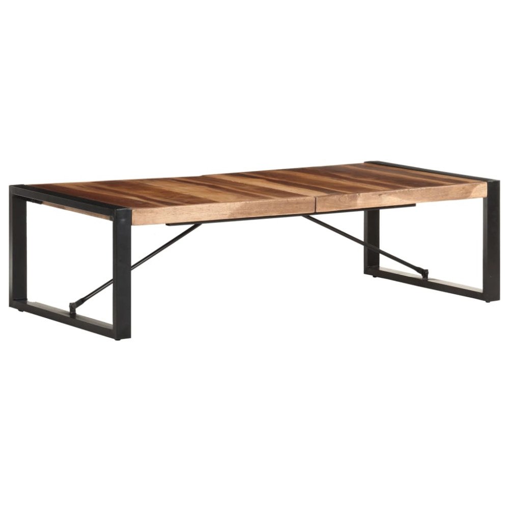 vidaXL Soffbord 140x70x40 cm massivt trä