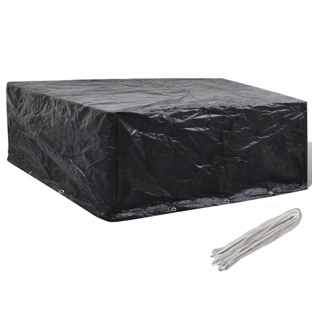 vidaXL Överdrag till trädgårdsmöbler 10 öljetter 260x260x90 cm