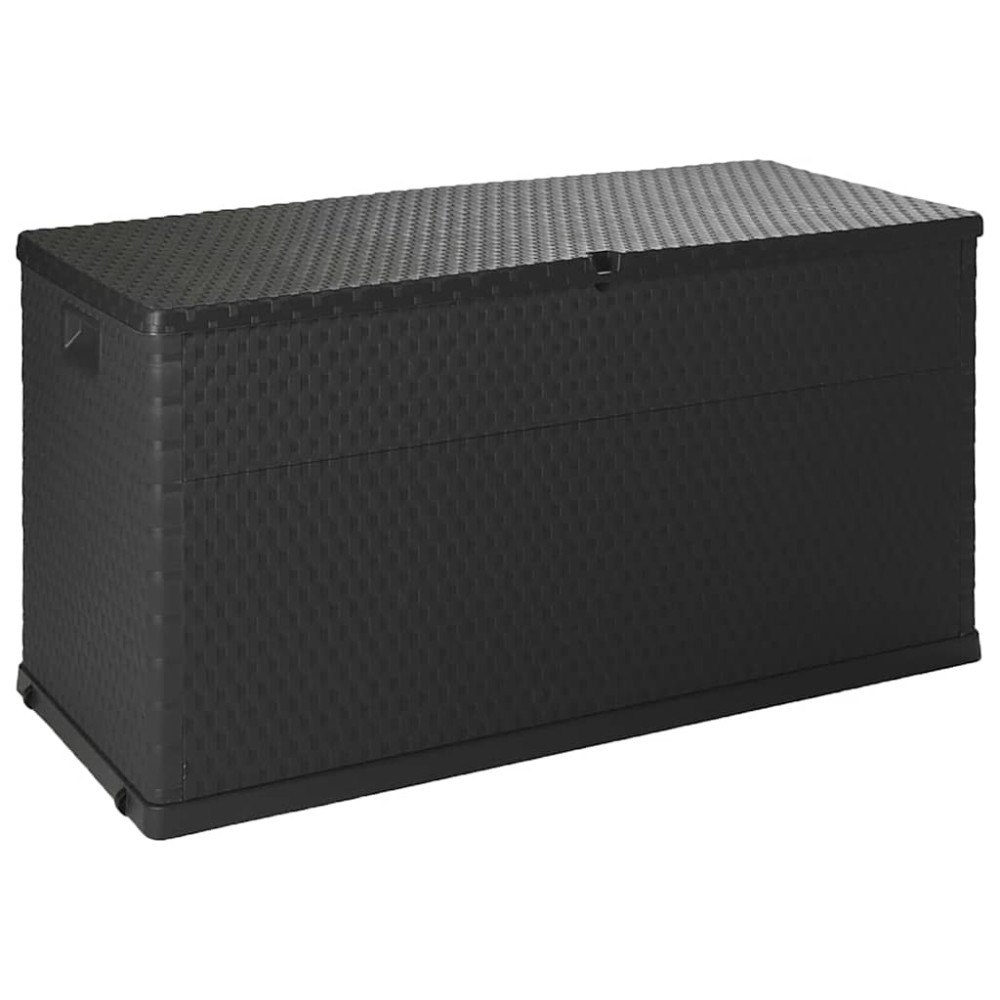 vidaXL Dynbox antracit 120x56x63 cm PP-rotting