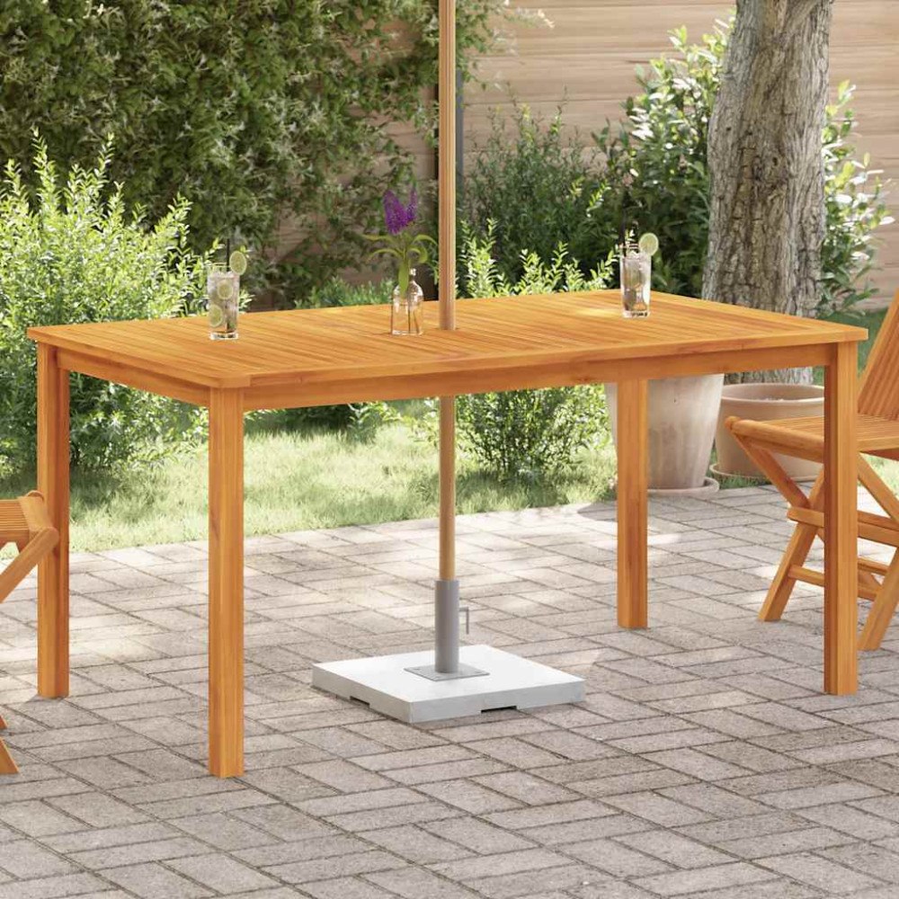 vidaXL Trädgårdsbord 150x90x74 cm massivt akaciaträ