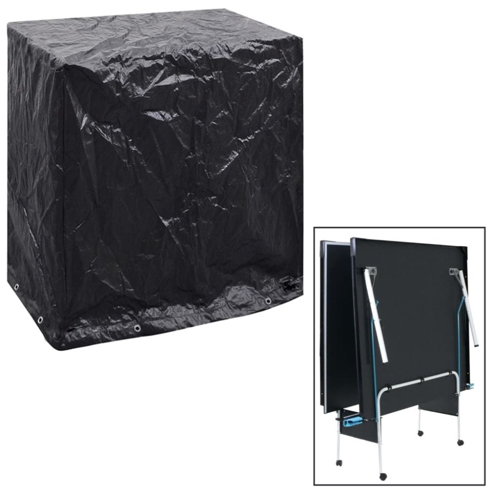 vidaXL Överdrag för trädgårdsmöbler 8 öljetter 160x55x182 cm