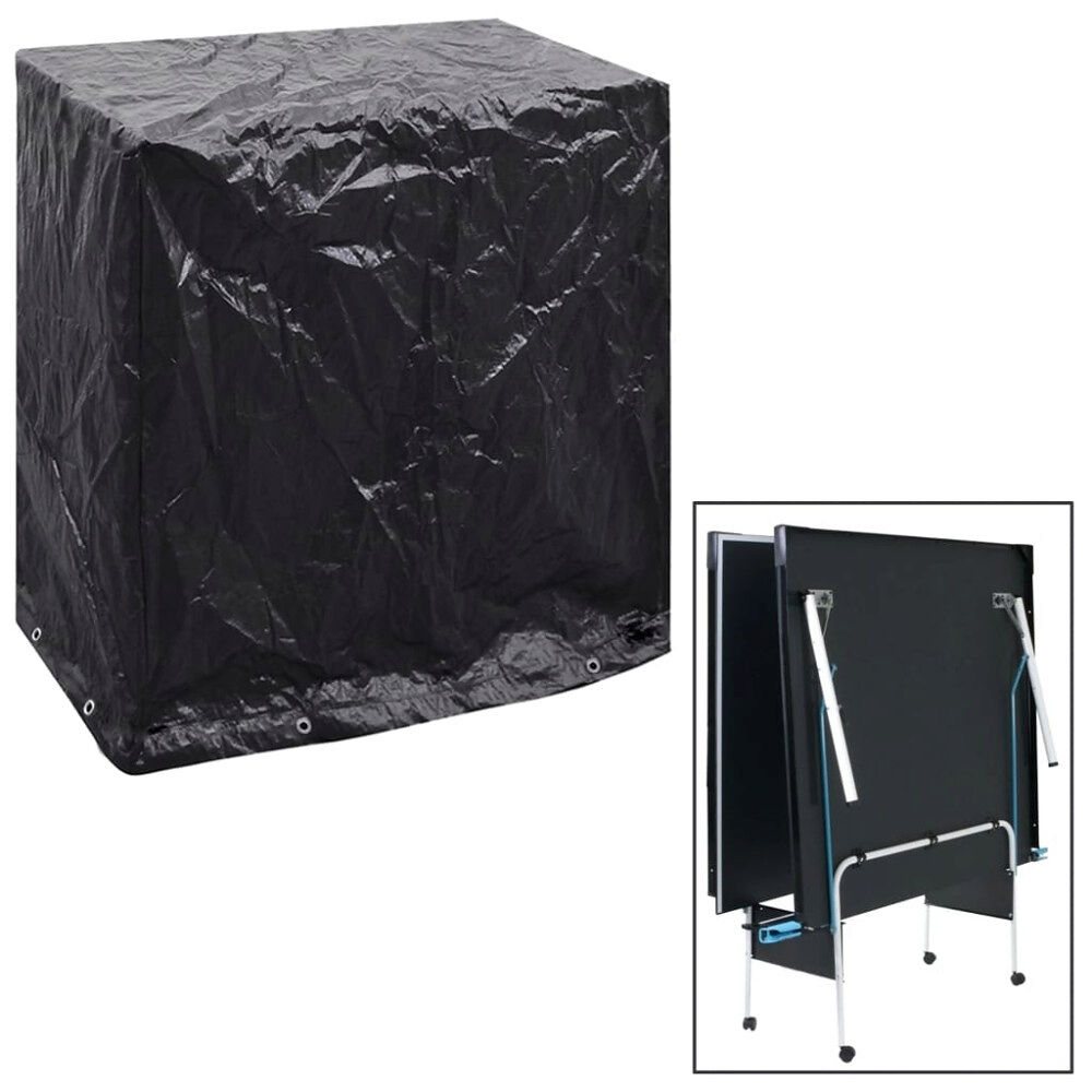 vidaXL Överdrag för trädgårdsmöbler 8 öljetter 160x55x182 cm