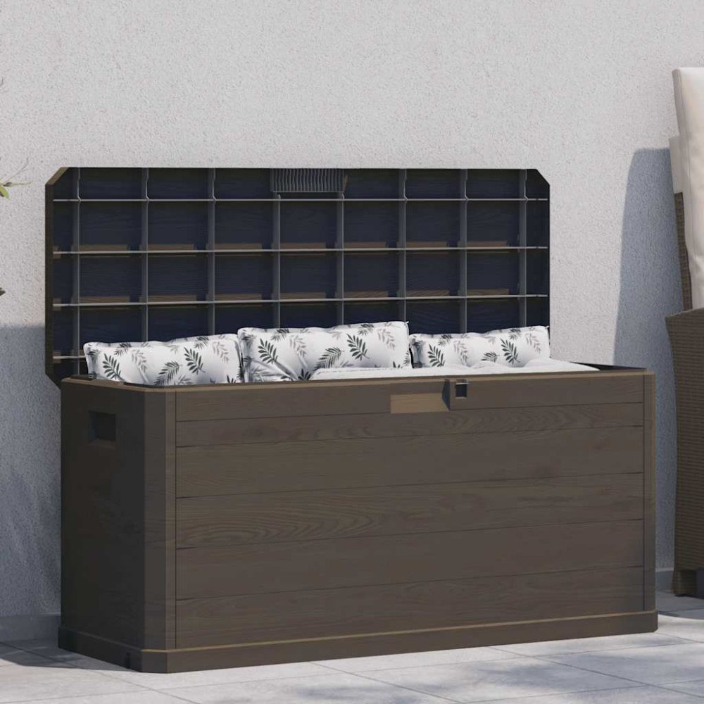vidaXL Dynbox 280 liter brun