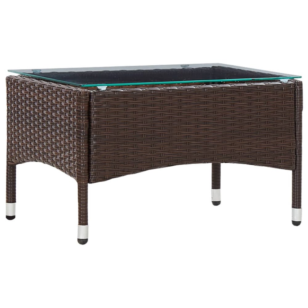 vidaXL Soffbord brun 60x40x36 cm konstrotting