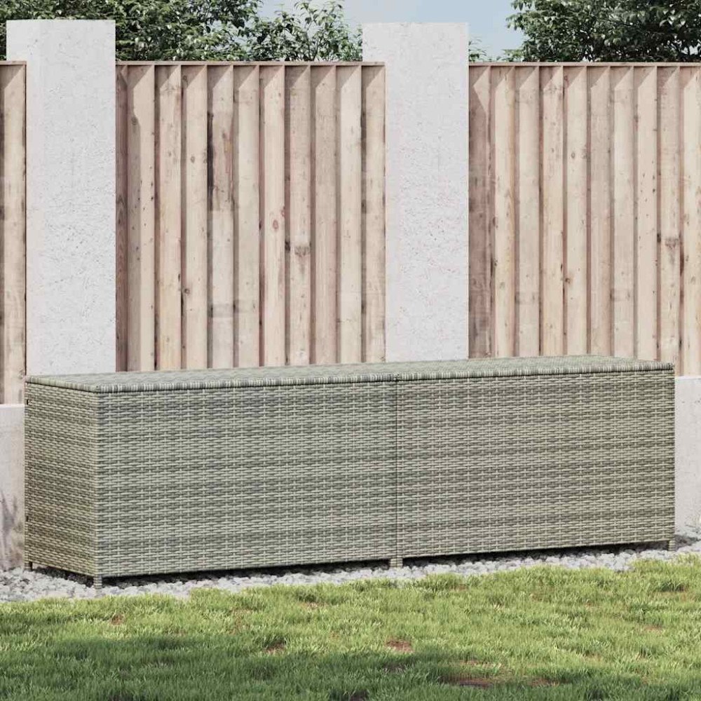 vidaXL Dynbox konstrotting 200x50x60 cm grå