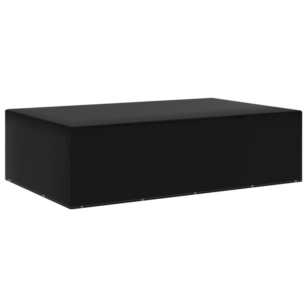 vidaXL Överdrag för trädgårdsmöbler 12 öljetter 205x325x90 cm