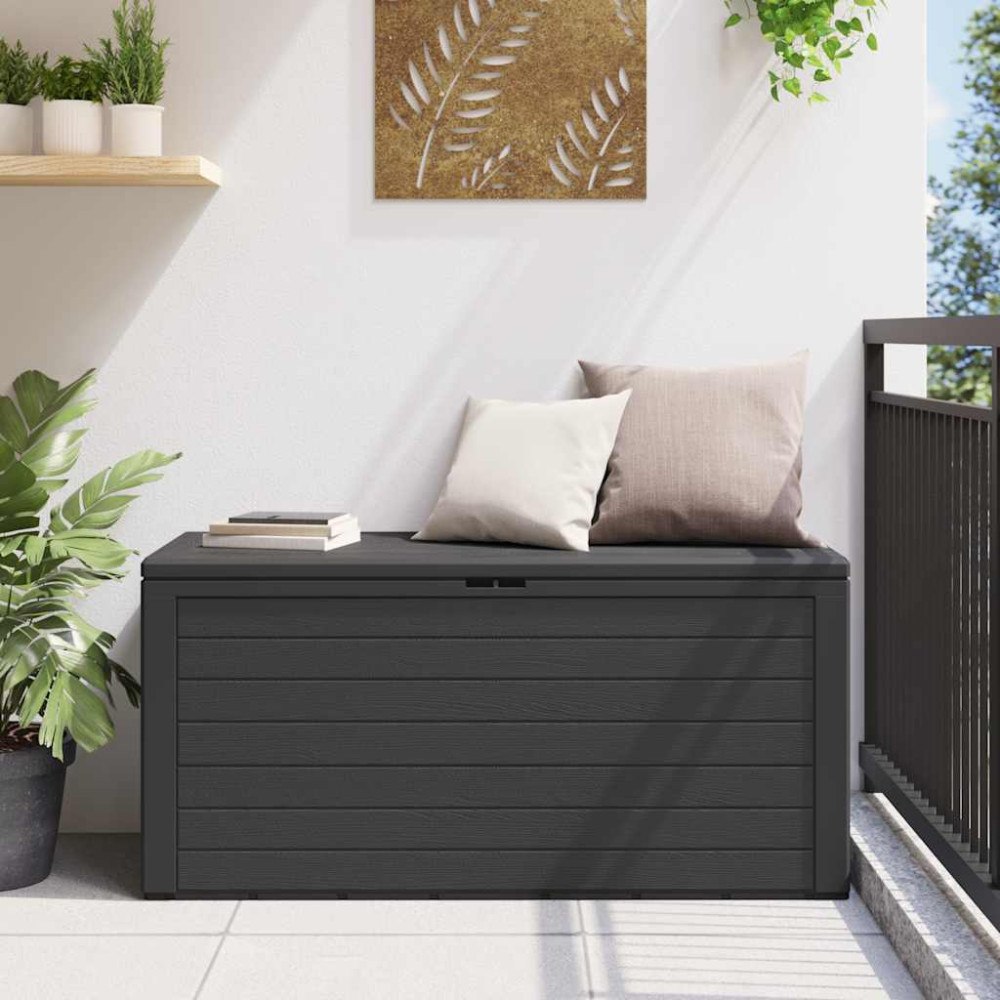 vidaXL Dynbox antracit 116x44x55 cm