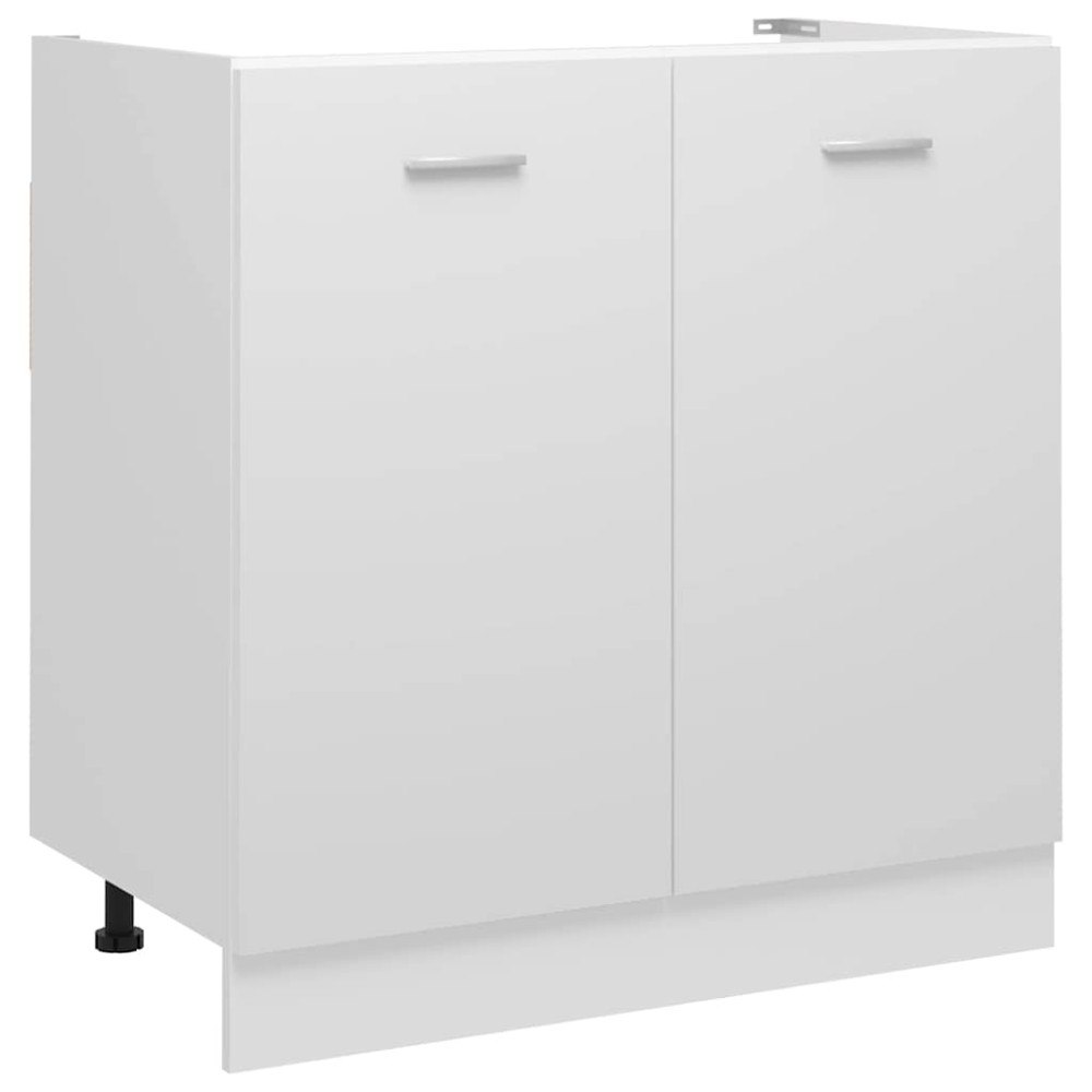 vidaXL Underskåp för diskho “Lyon” vit 80x46x81,5 cm konstruerat trä